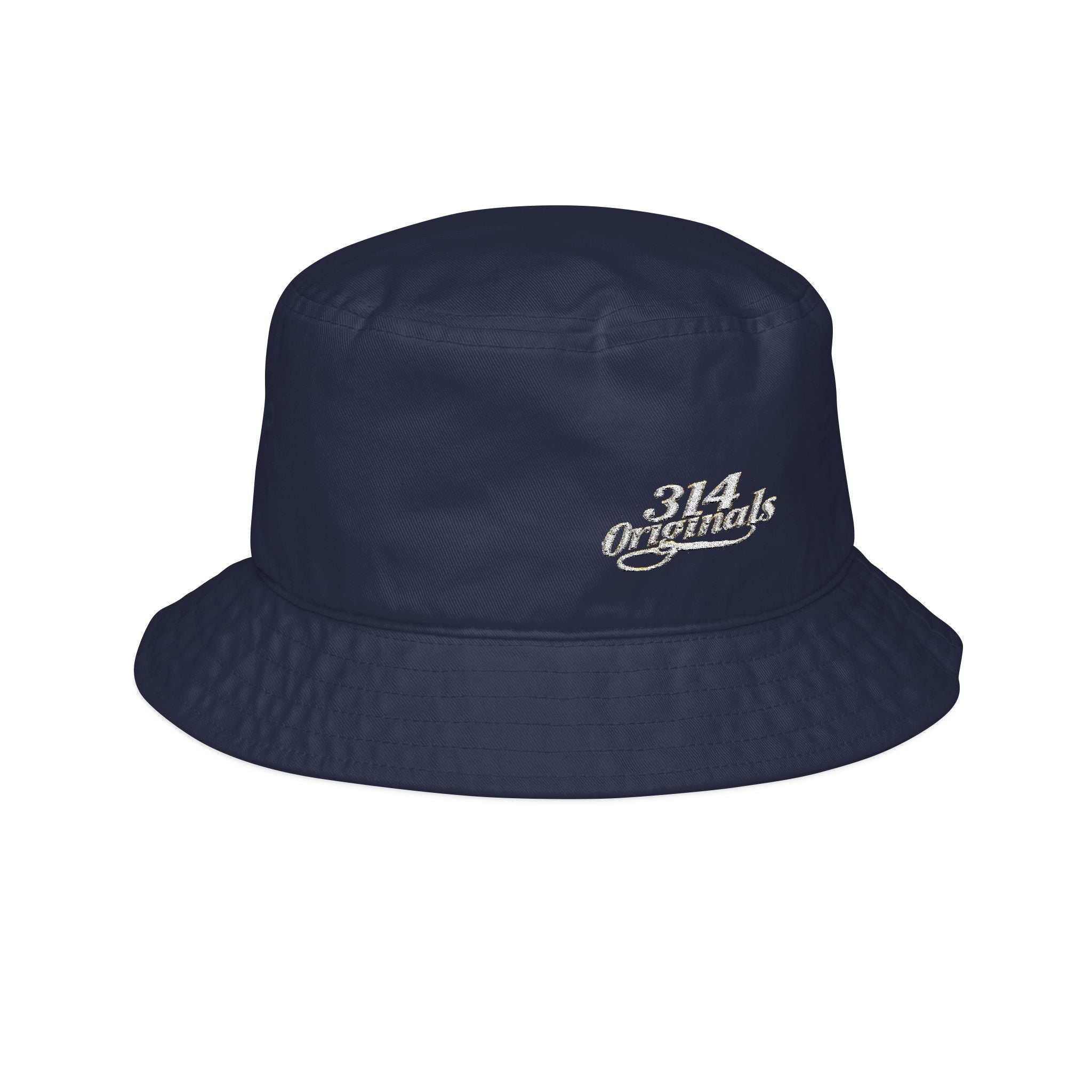 Embroidered Floral Script Bucket Hat - 314 Originals