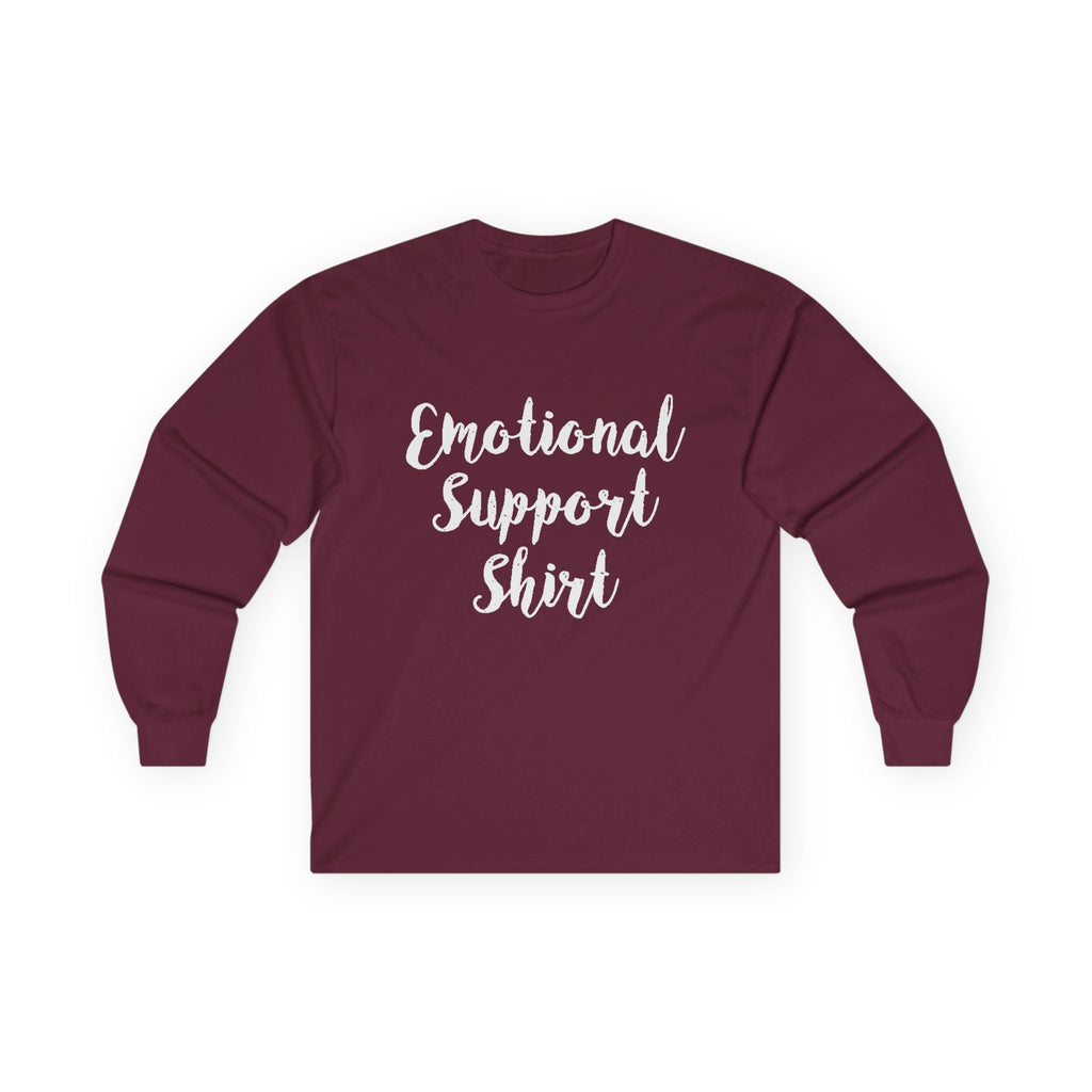 Emotional Support Shirt Long Sleeve Tee - 314 Originals