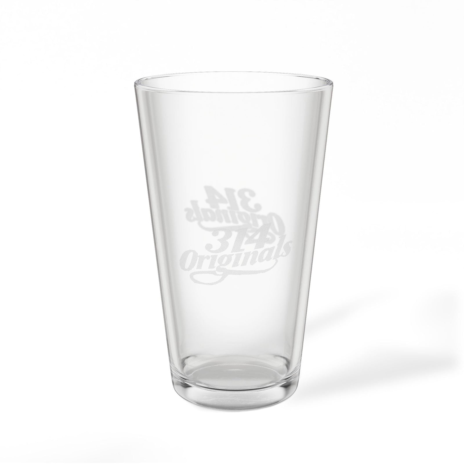 Engraved 16oz Pint Mixing Glass — Personalized Cocktail & Beer Tumbler - 314 Originals