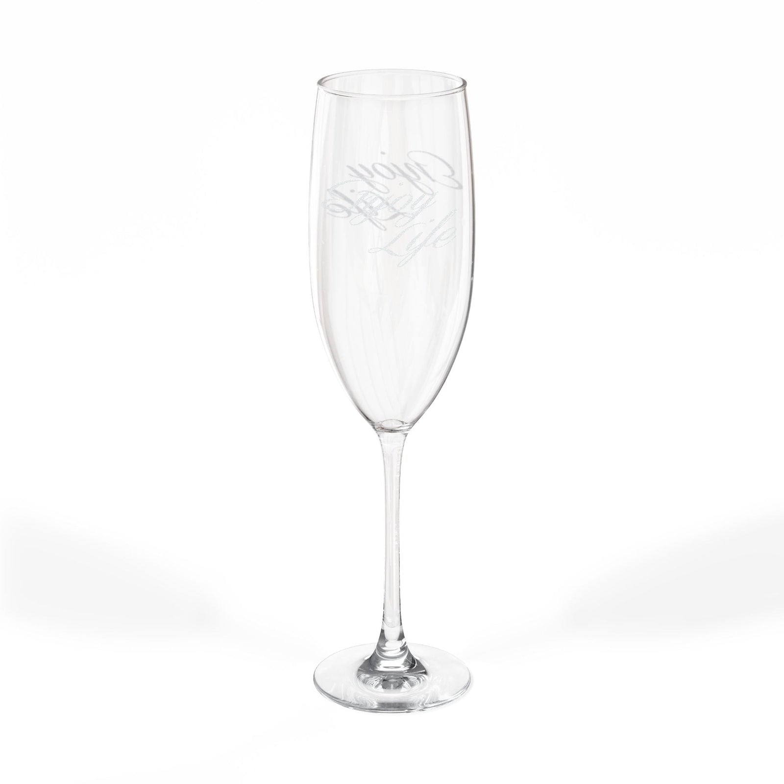'Enjoy Life' Engraved 8oz Champagne Flute - 314 Originals