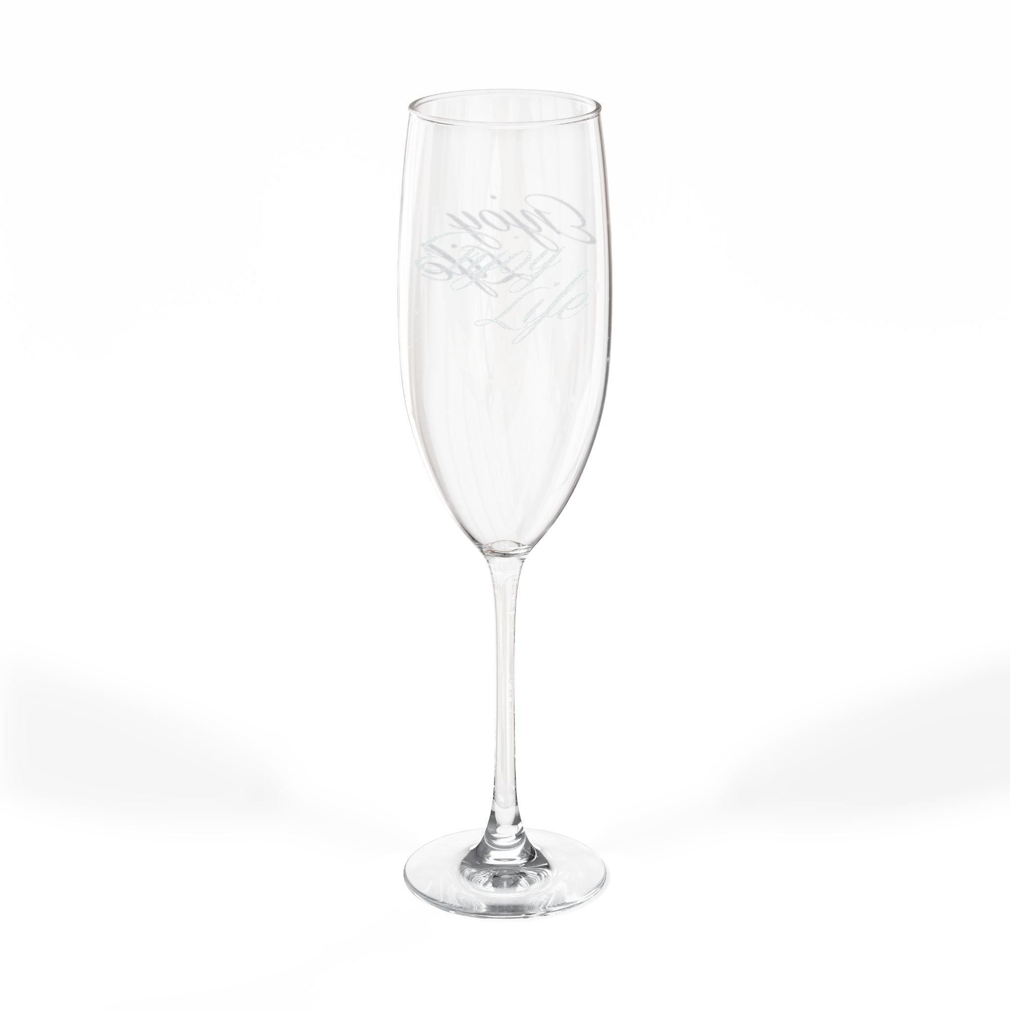 'Enjoy Life' Engraved 8oz Champagne Flute - 314 Originals
