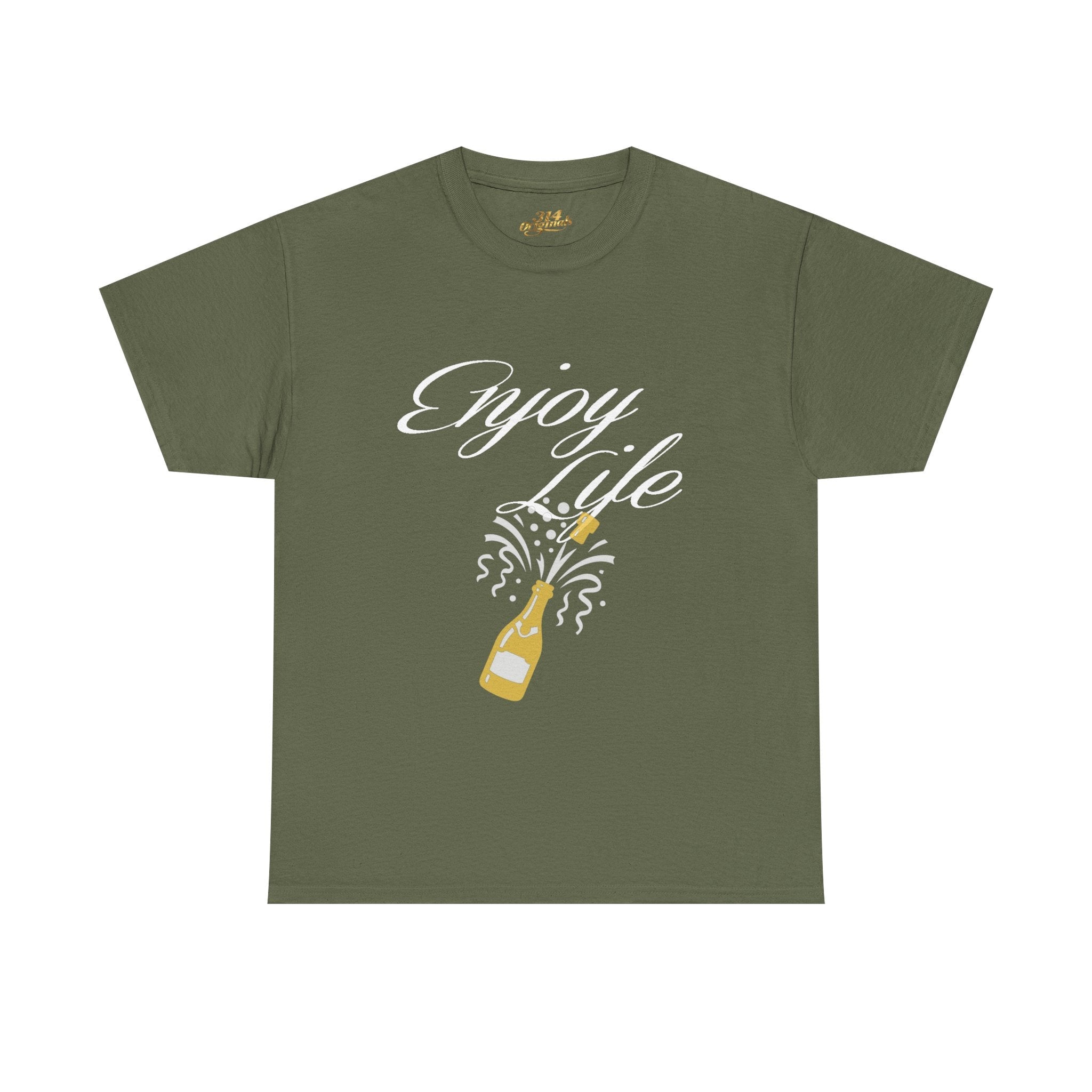 "Enjoy Life" Unisex Heavy Cotton Tee - 314 Originals