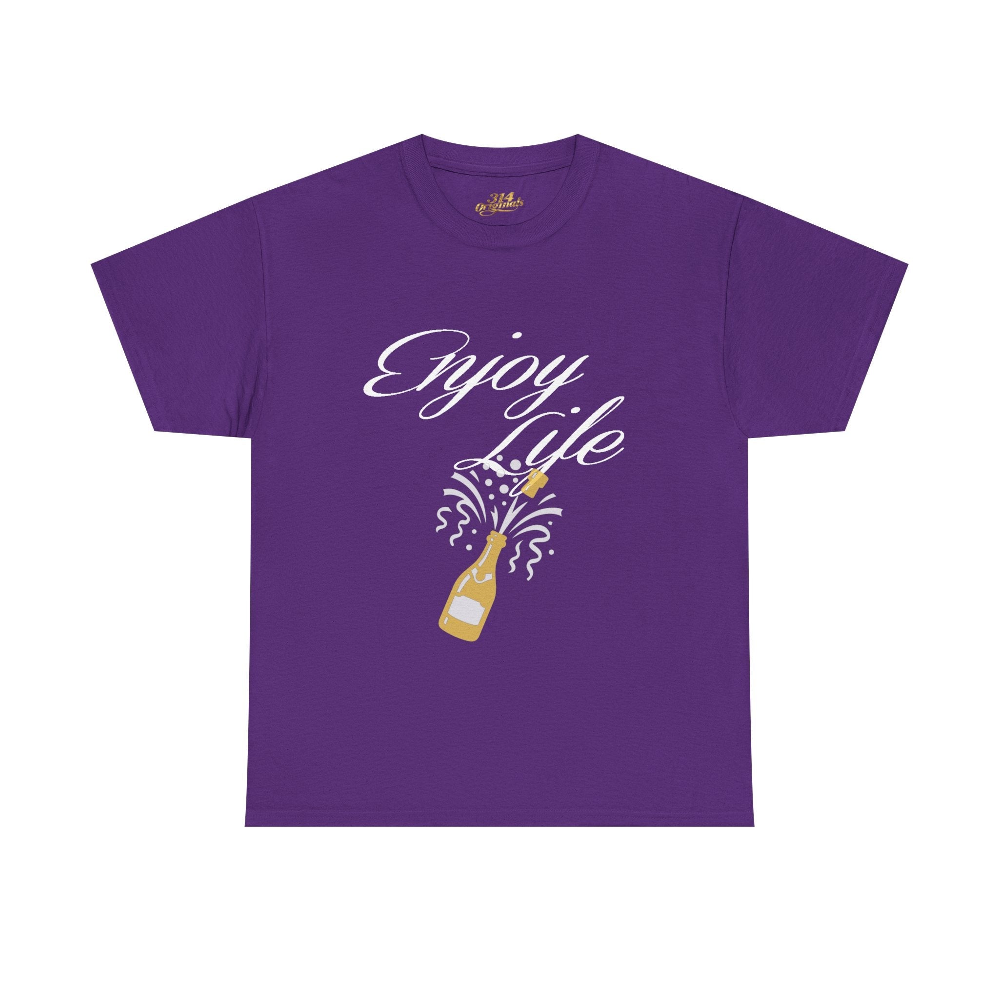 "Enjoy Life" Unisex Heavy Cotton Tee - 314 Originals