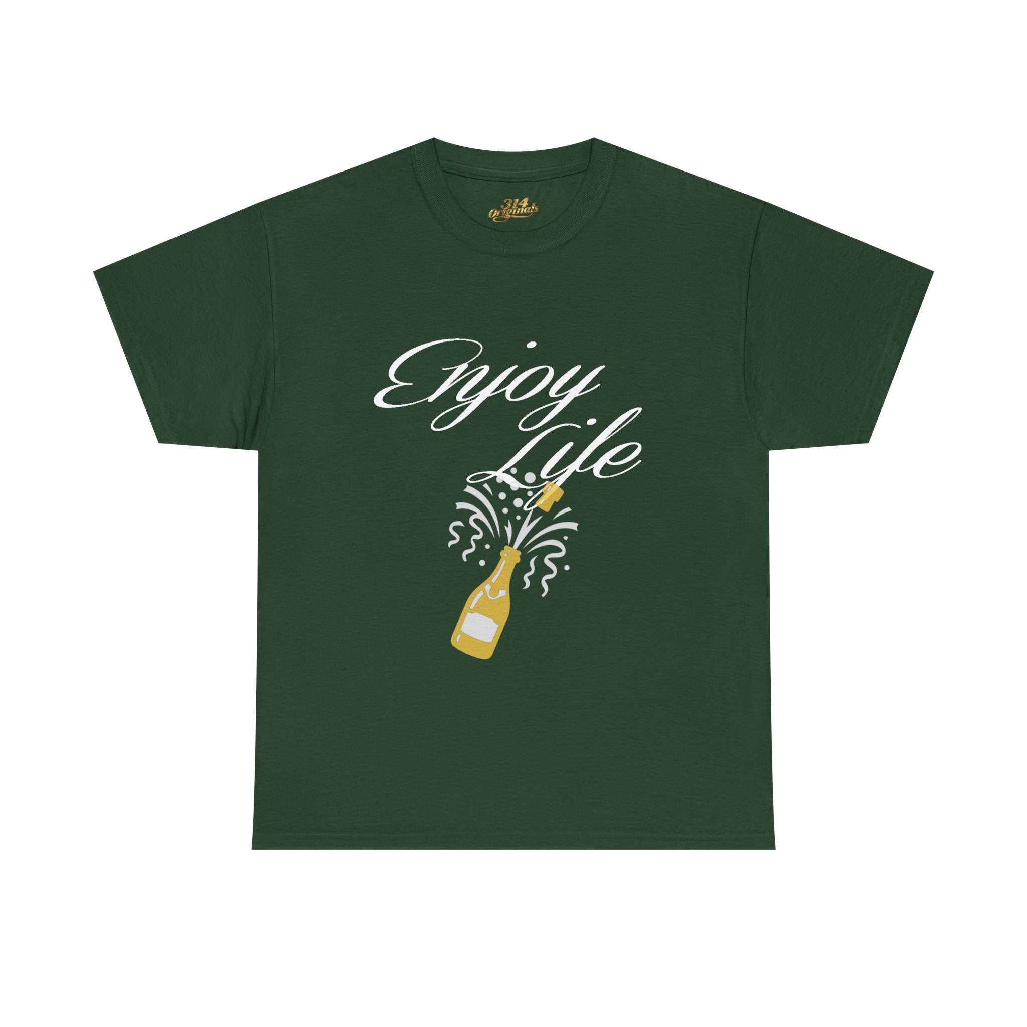 "Enjoy Life" Unisex Heavy Cotton Tee - 314 Originals