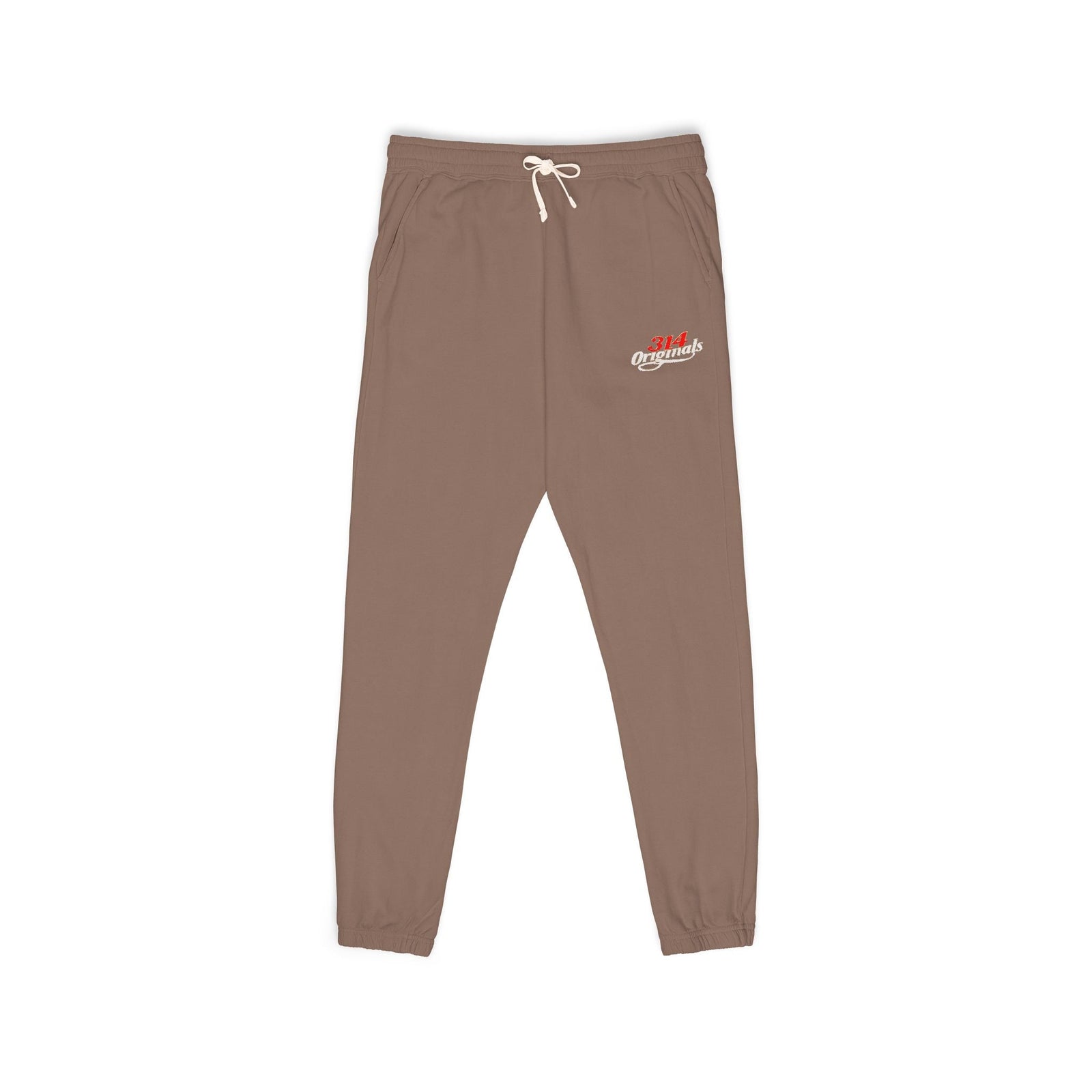 Fleece Sweatpants with Retro Script Chest Logo - 314 Originals