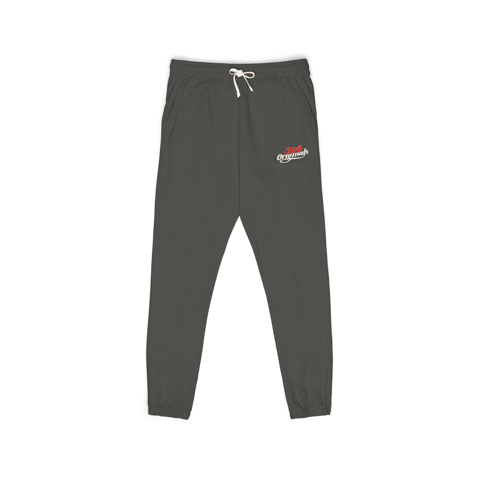 Fleece Sweatpants with Retro Script Chest Logo - 314 Originals