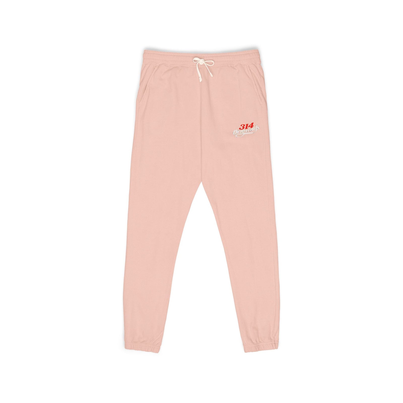Fleece Sweatpants with Retro Script Chest Logo - 314 Originals