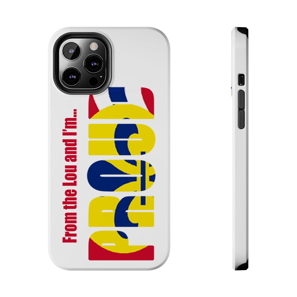 "From the Lou and I'm…" St. Louis Pride Phone Cover Tough Phone Case - 314 Originals