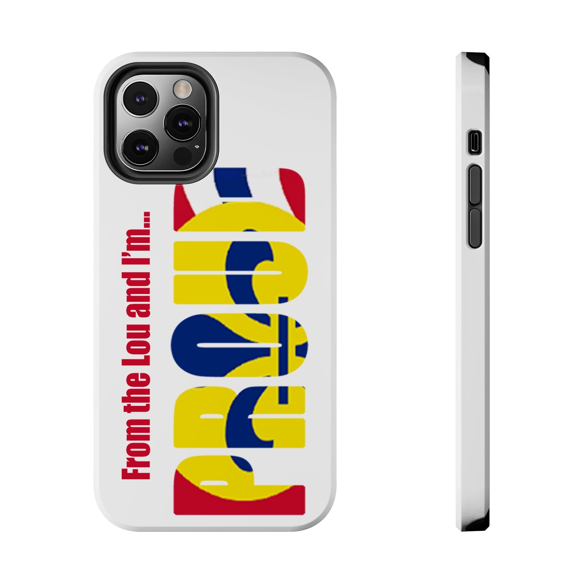 "From the Lou and I'm…" St. Louis Pride Phone Cover Tough Phone Case - 314 Originals