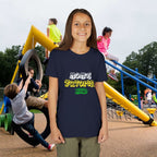 Girl's "Favorite Kid" Retro Yellow & Green Graphic T-Shirt - 314 Originals
