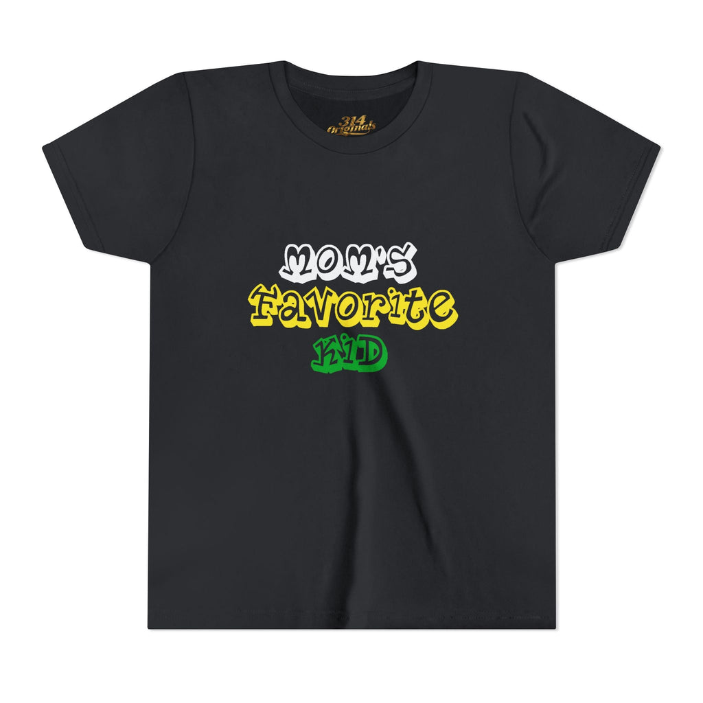Girl's "Favorite Kid" Retro Yellow & Green Graphic T-Shirt - 314 Originals