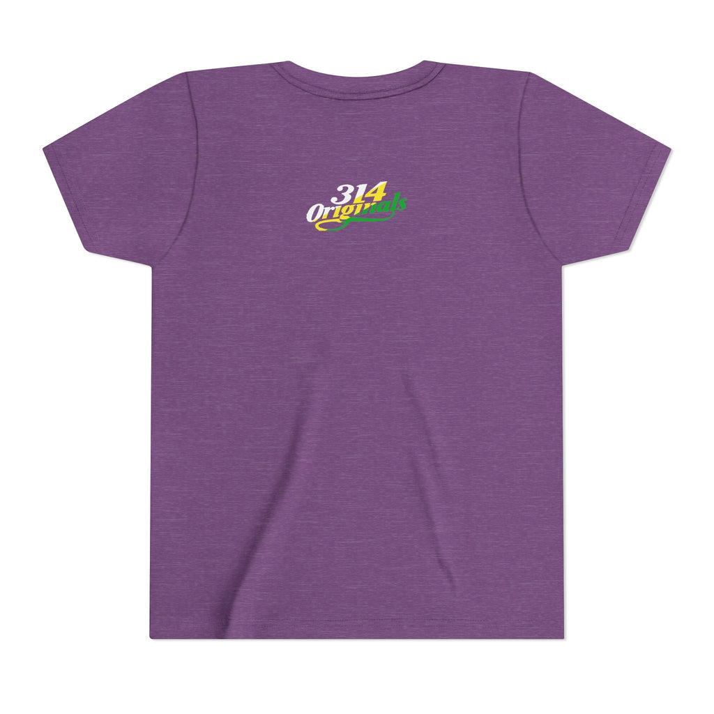 Girl's "Favorite Kid" Retro Yellow & Green Graphic T-Shirt - 314 Originals