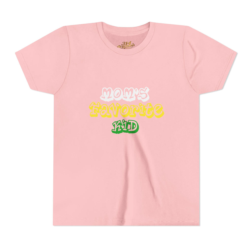 Girl's "Favorite Kid" Retro Yellow & Green Graphic T-Shirt - 314 Originals