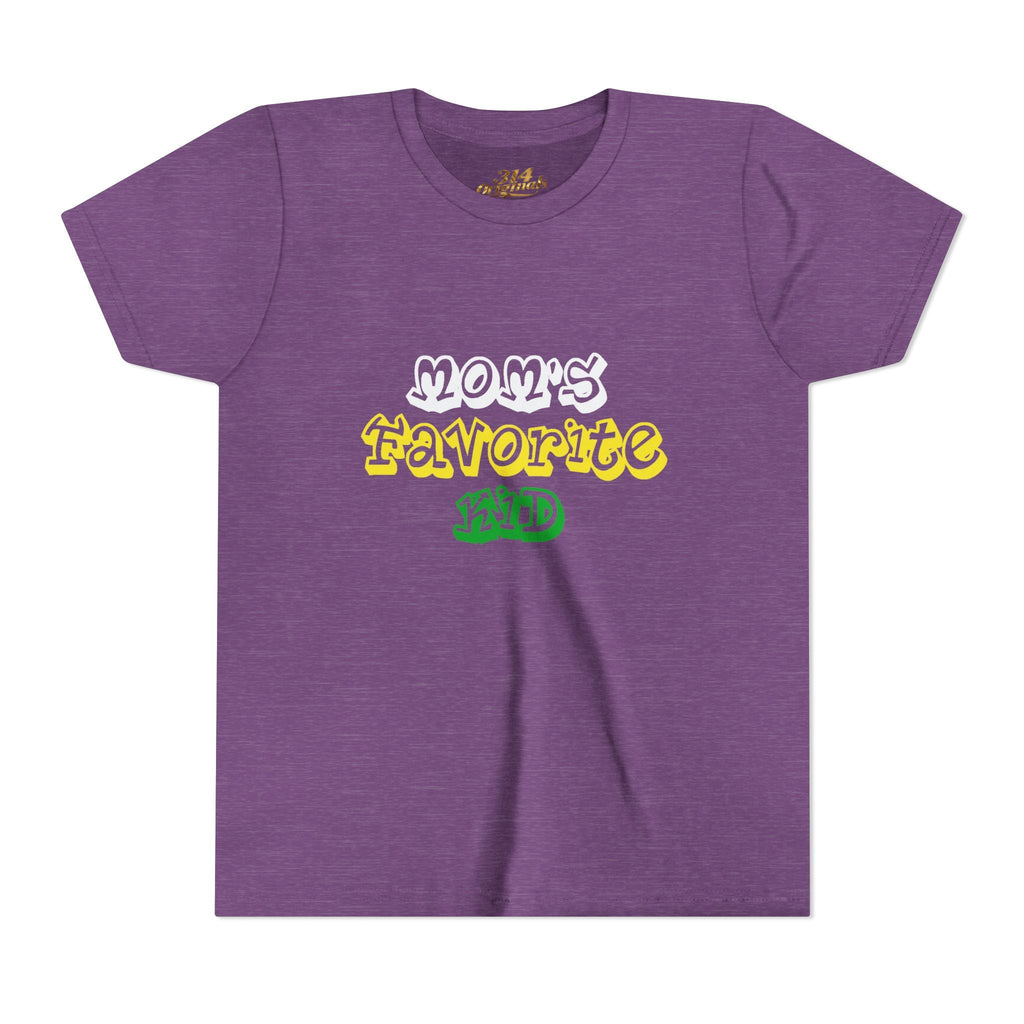 Girl's "Favorite Kid" Retro Yellow & Green Graphic T-Shirt - 314 Originals