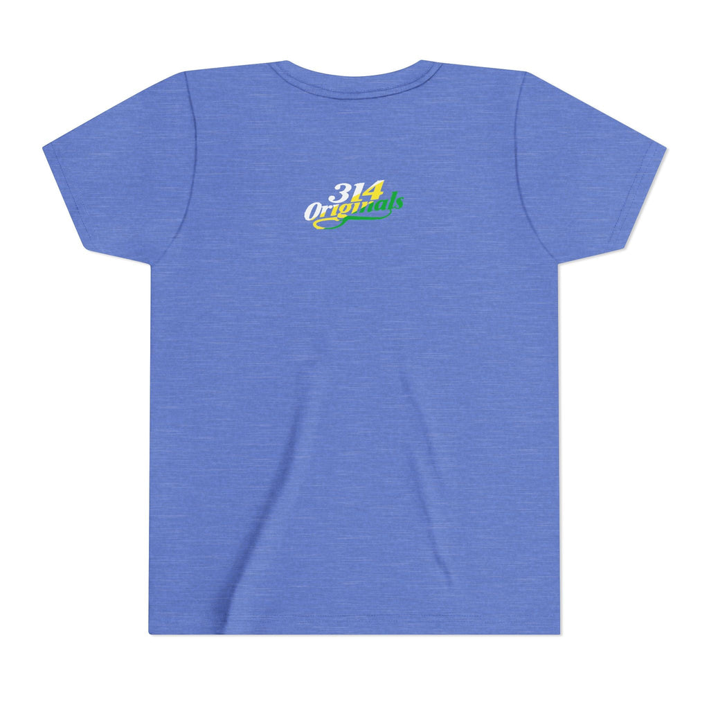 Girl's "Favorite Kid" Retro Yellow & Green Graphic T-Shirt - 314 Originals