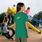 Girl's "Favorite Kid" Retro Yellow & Green Graphic T-Shirt - 314 Originals