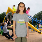 Girl's "Favorite Kid" Retro Yellow & Green Graphic T-Shirt - 314 Originals