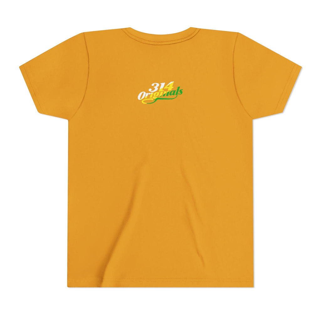 Girl's "Favorite Kid" Retro Yellow & Green Graphic T-Shirt - 314 Originals