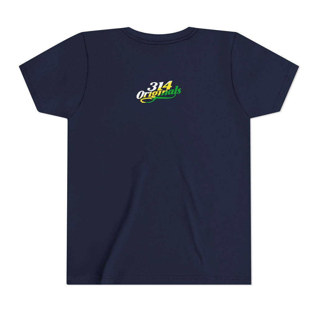 Girl's "Favorite Kid" Retro Yellow & Green Graphic T-Shirt - 314 Originals