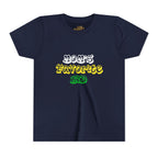 Girl's "Favorite Kid" Retro Yellow & Green Graphic T-Shirt - 314 Originals