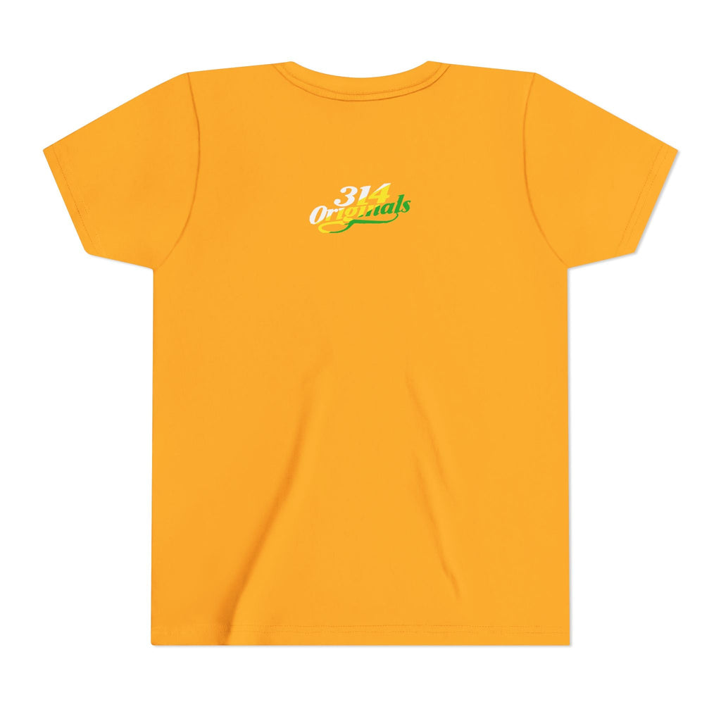 Girl's "Favorite Kid" Retro Yellow & Green Graphic T-Shirt - 314 Originals