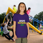 Girl's "Favorite Kid" Retro Yellow & Green Graphic T-Shirt - 314 Originals