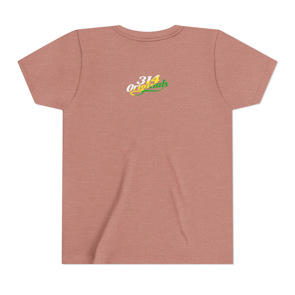 Girl's "Favorite Kid" Retro Yellow & Green Graphic T-Shirt - 314 Originals