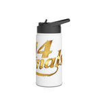 Gold Script Stainless Steel Water Bottle - 314 Originals