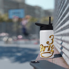Gold Script Stainless Steel Water Bottle - 314 Originals