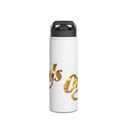 Gold Script Stainless Steel Water Bottle - 314 Originals