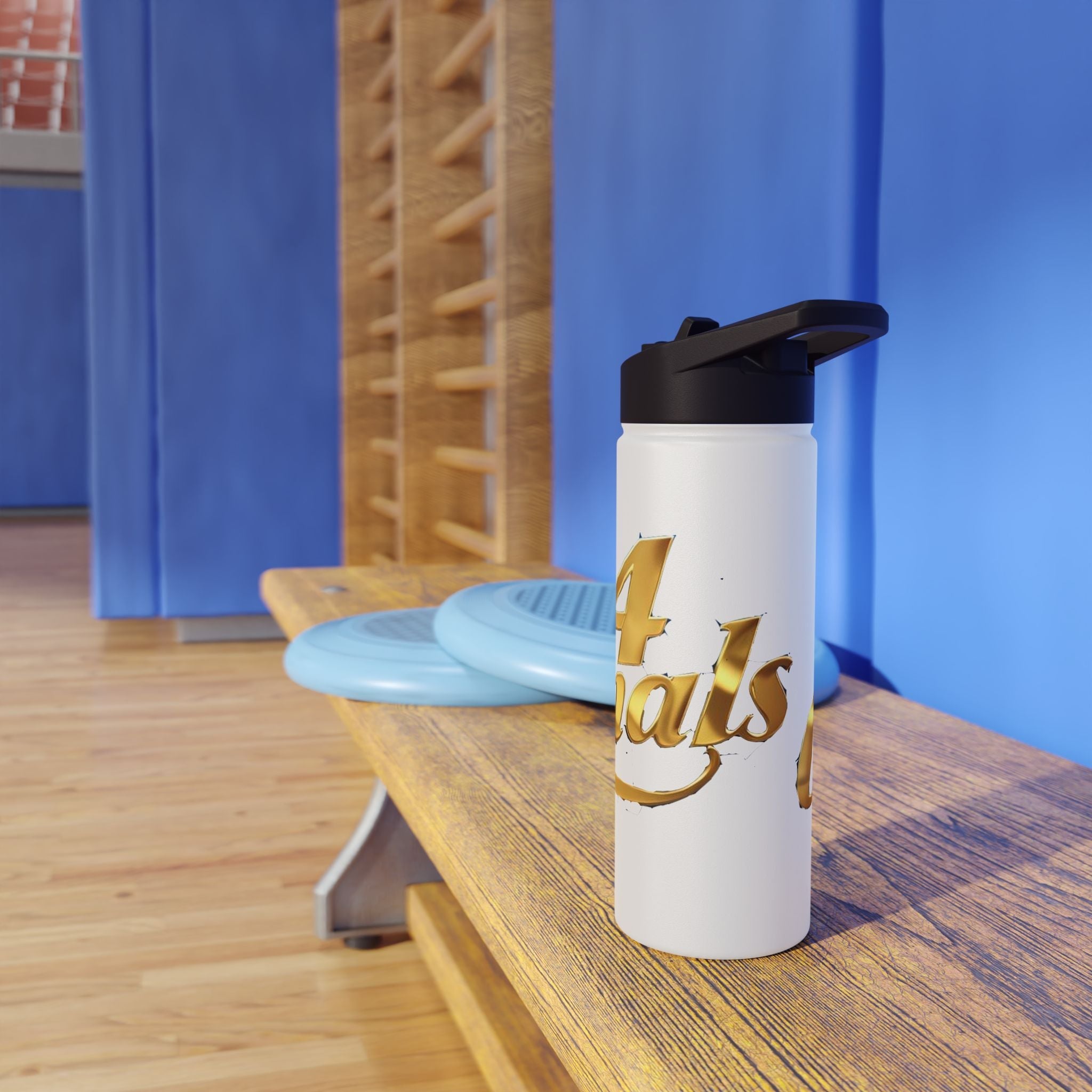 Gold Script Stainless Steel Water Bottle - 314 Originals