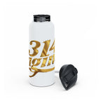 Gold Script Stainless Steel Water Bottle - 314 Originals