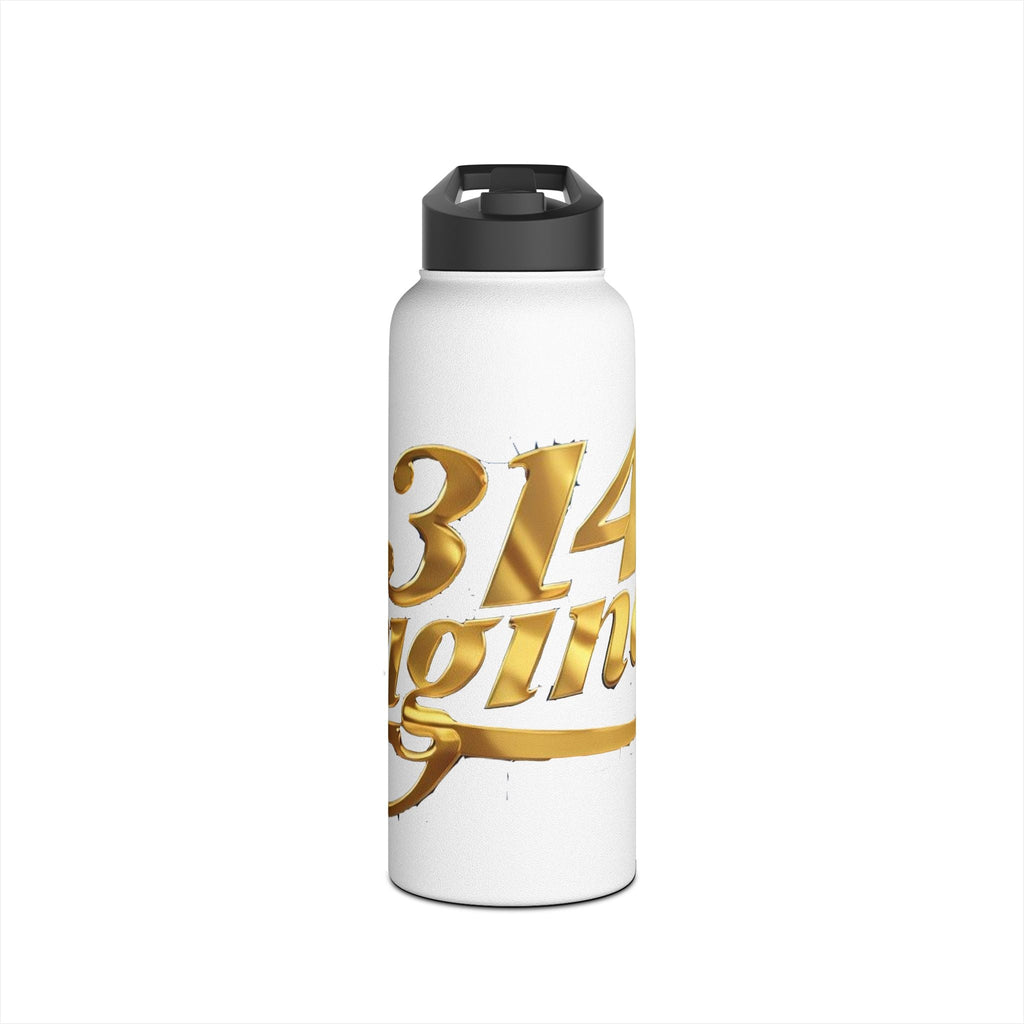 Gold Script Stainless Steel Water Bottle - 314 Originals