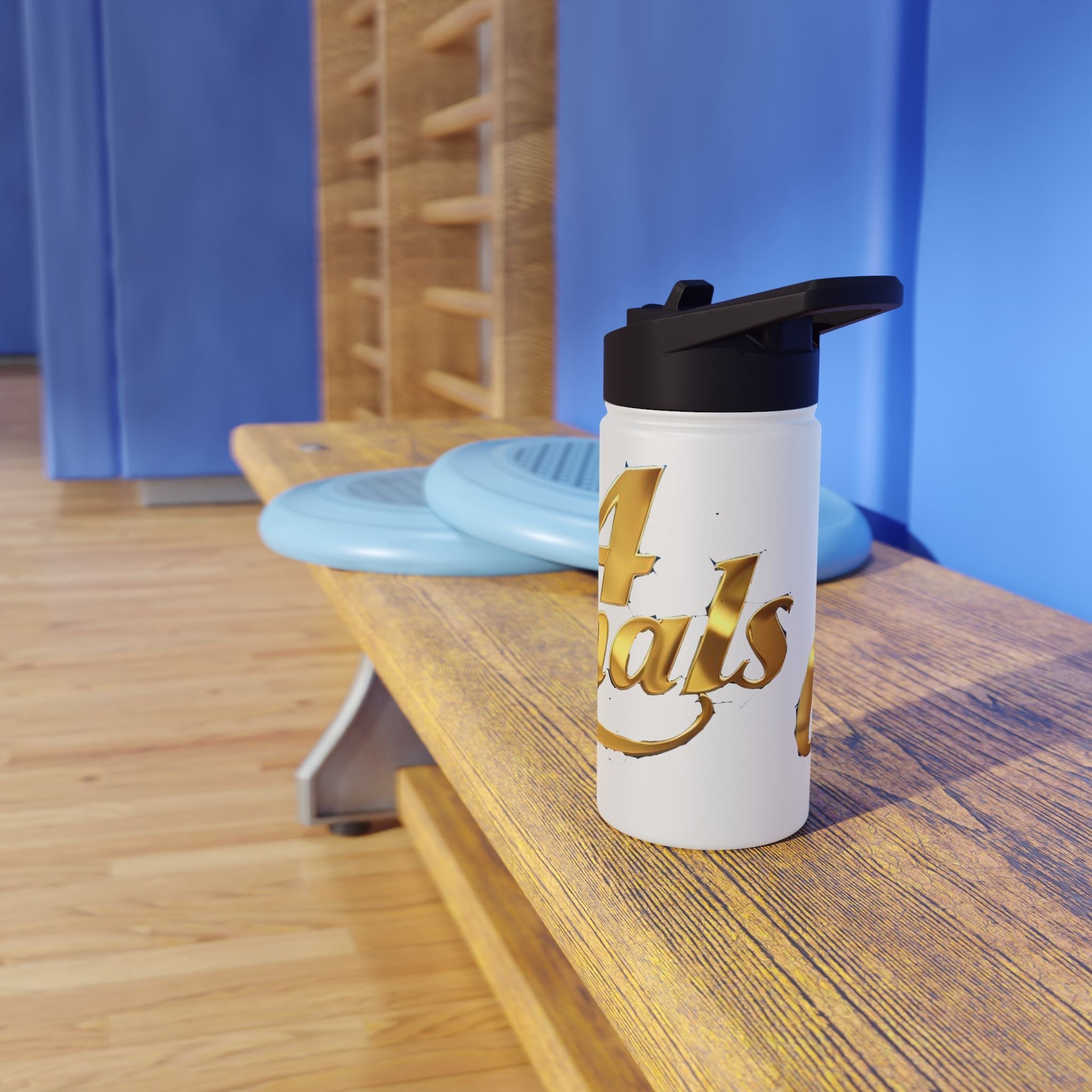 Gold Script Stainless Steel Water Bottle - 314 Originals