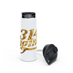 Gold Script Stainless Steel Water Bottle - 314 Originals