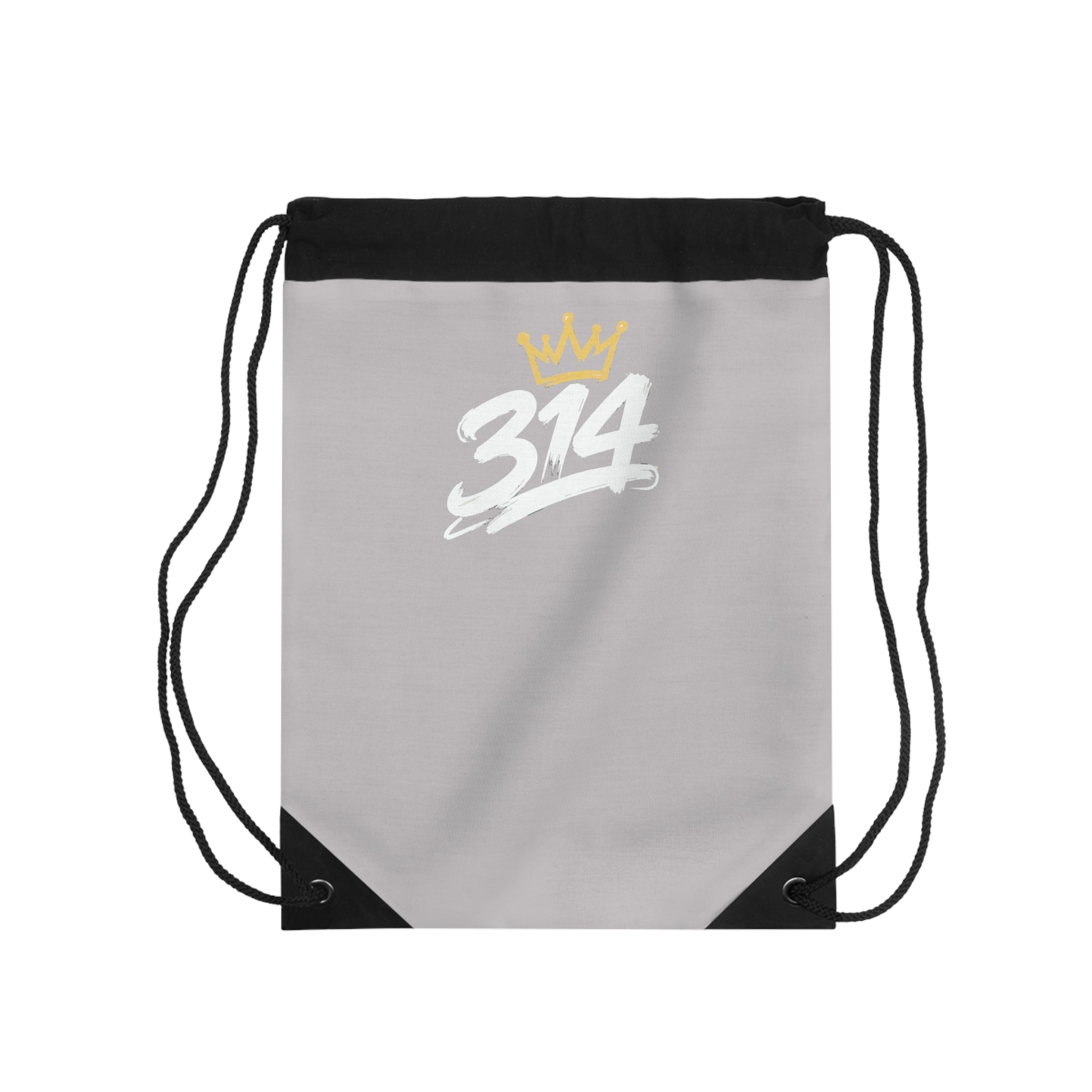 Gray 314 Crown Drawstring Gym Sack - 314 Originals