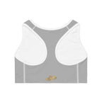 Grey Sports Bra — "Originals" Pink Script Athletic Crop Top - 314 Originals