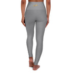 Grey Yoga Leggings — High-Waisted Leggings with White “Originals” Side Script - 314 Originals