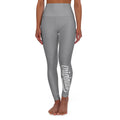 Grey Yoga Leggings — High-Waisted Leggings with White “Originals” Side Script - 314 Originals