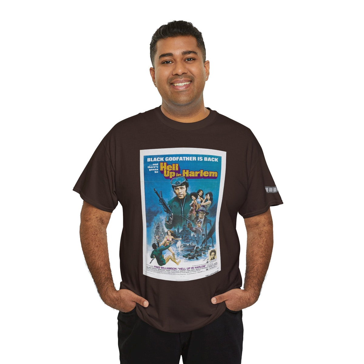 'Hell Up in Harlem' Retro Blaxploitation Graphic Tee - 314 Originals