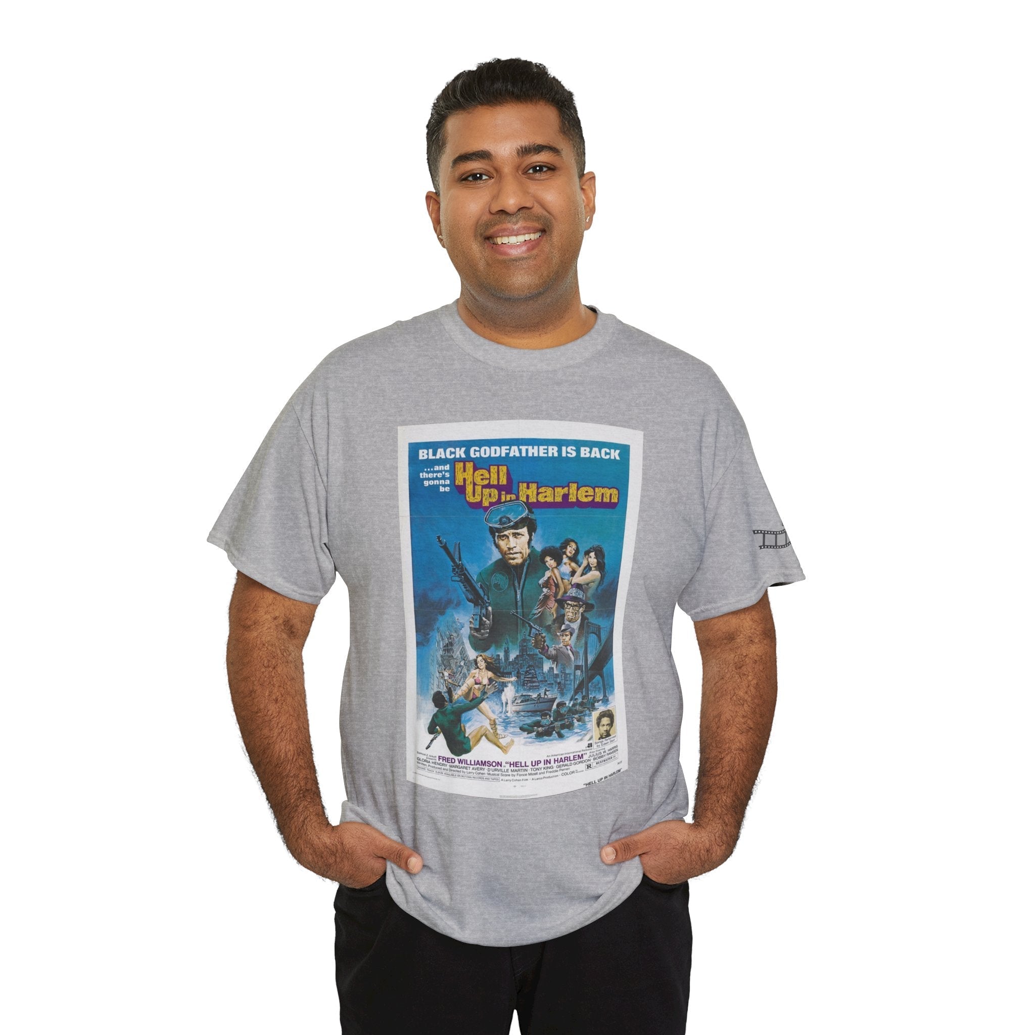 'Hell Up in Harlem' Retro Blaxploitation Graphic Tee - 314 Originals