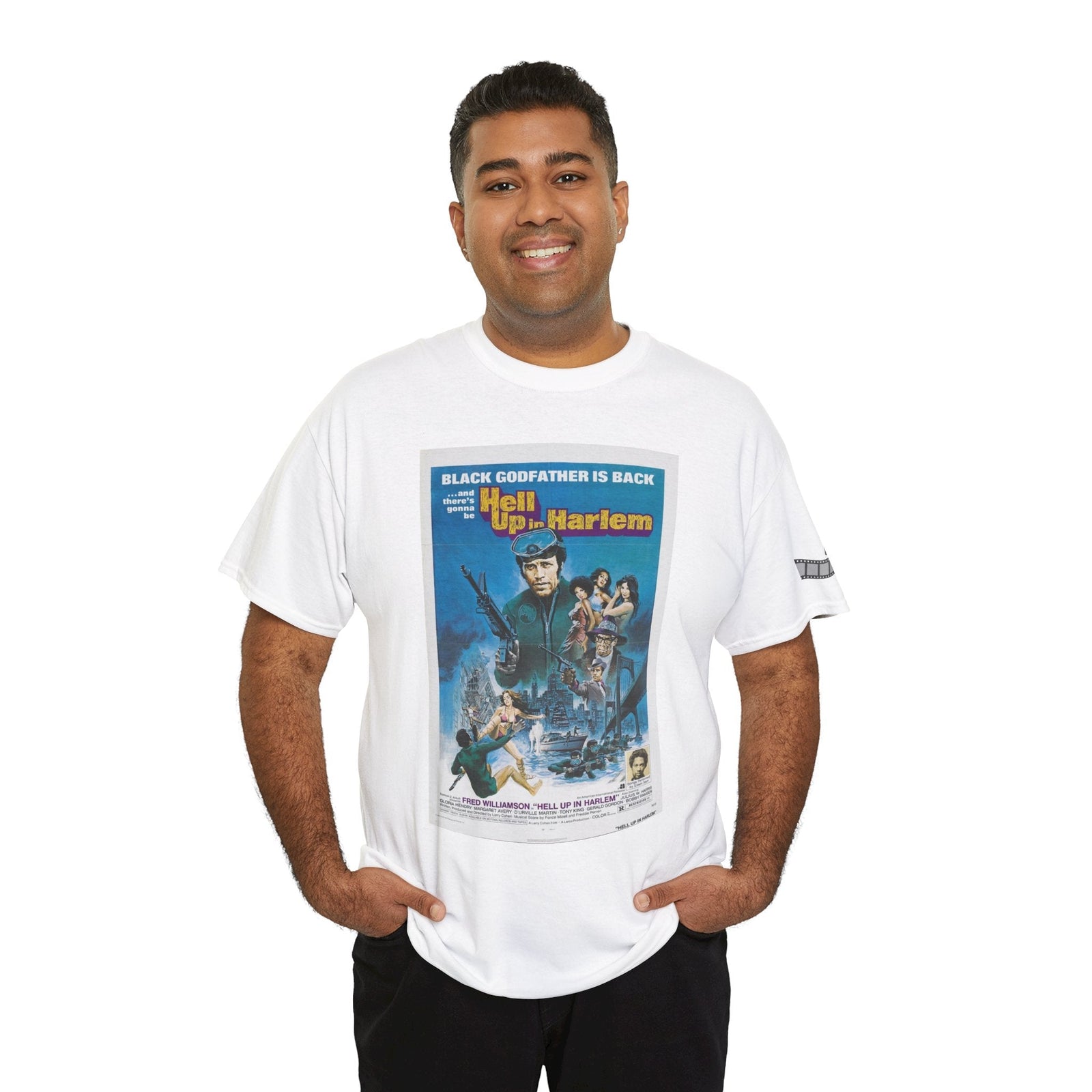 'Hell Up in Harlem' Retro Blaxploitation Graphic Tee - 314 Originals