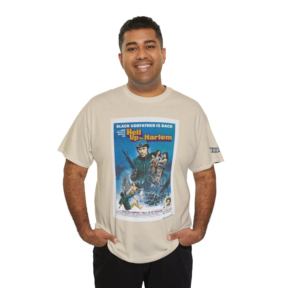 'Hell Up in Harlem' Retro Blaxploitation Graphic Tee - 314 Originals