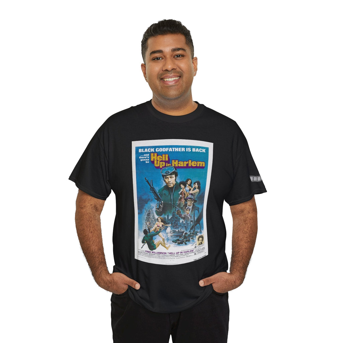 'Hell Up in Harlem' Retro Blaxploitation Graphic Tee - 314 Originals
