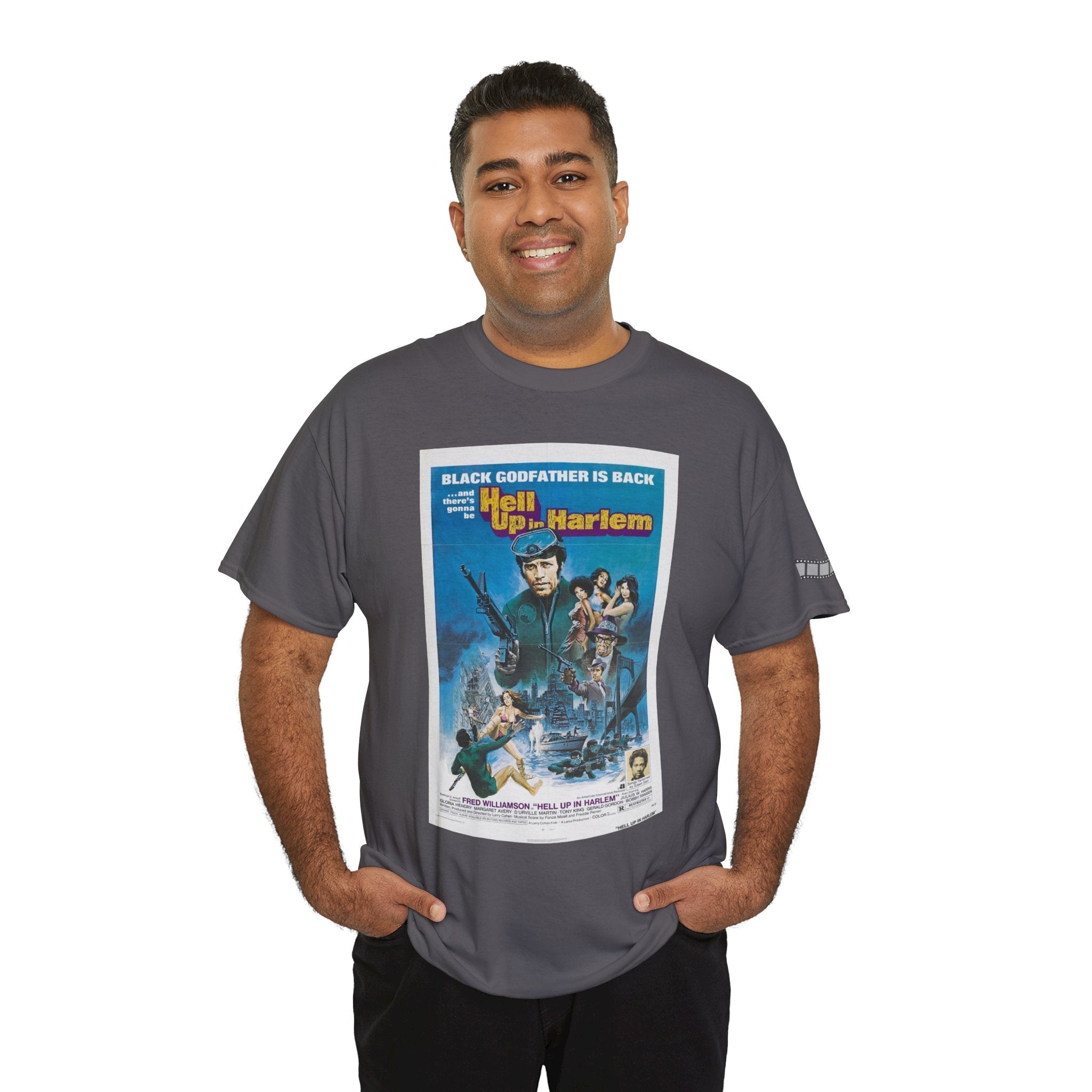'Hell Up in Harlem' Retro Blaxploitation Graphic Tee - 314 Originals