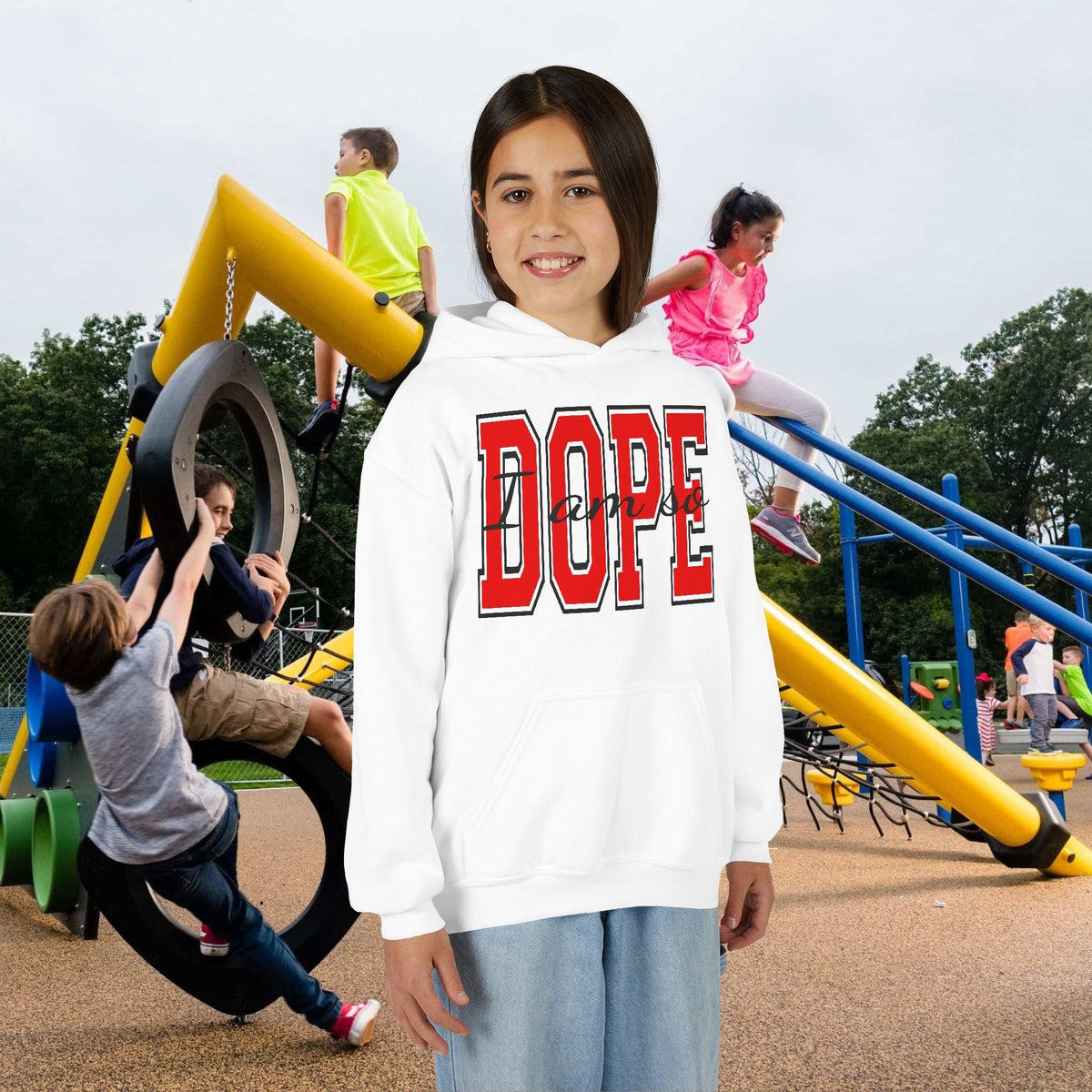 'I Am So DOPE' Varsity Graphic Pullover - 314 Originals