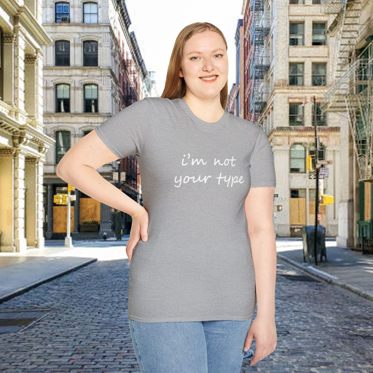 “I’m Not Your Type” Script Tee - 314 Originals
