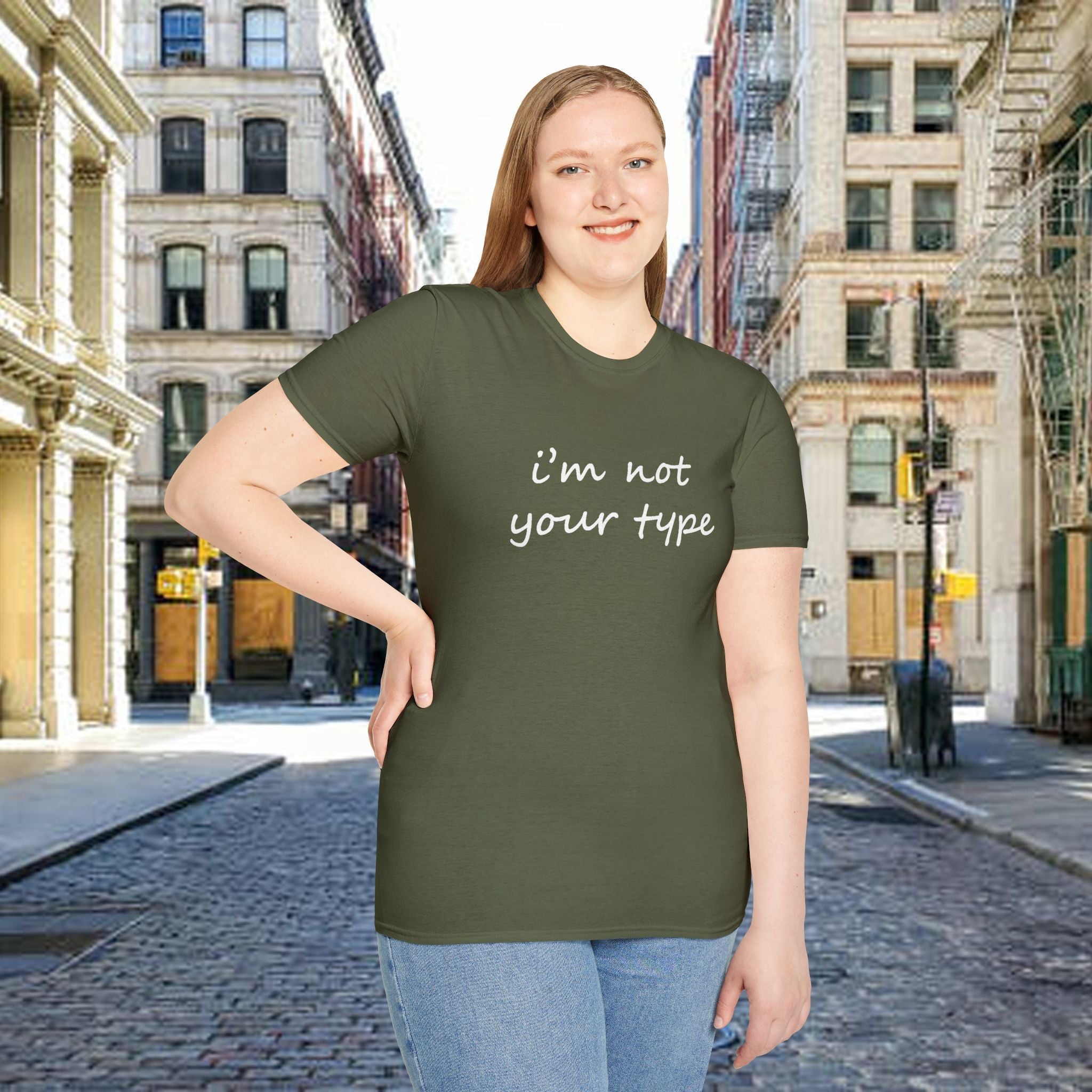 “I’m Not Your Type” Script Tee - 314 Originals