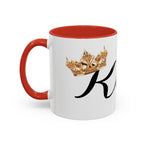 King Script Accent Coffee Mug — Crowned 'King' Ceramic Coffee Cup (11/15oz) - 314 Originals