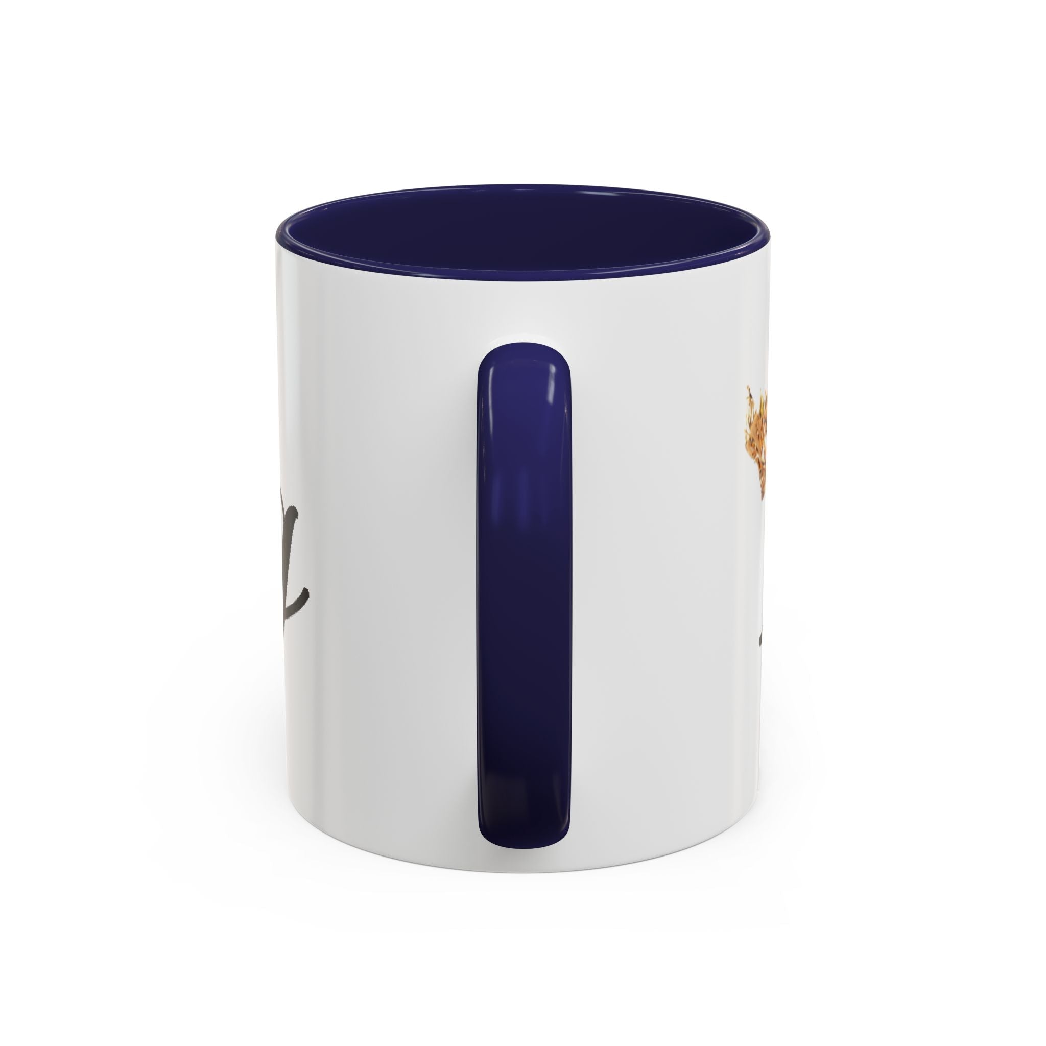 King Script Accent Coffee Mug — Crowned 'King' Ceramic Coffee Cup (11/15oz) - 314 Originals